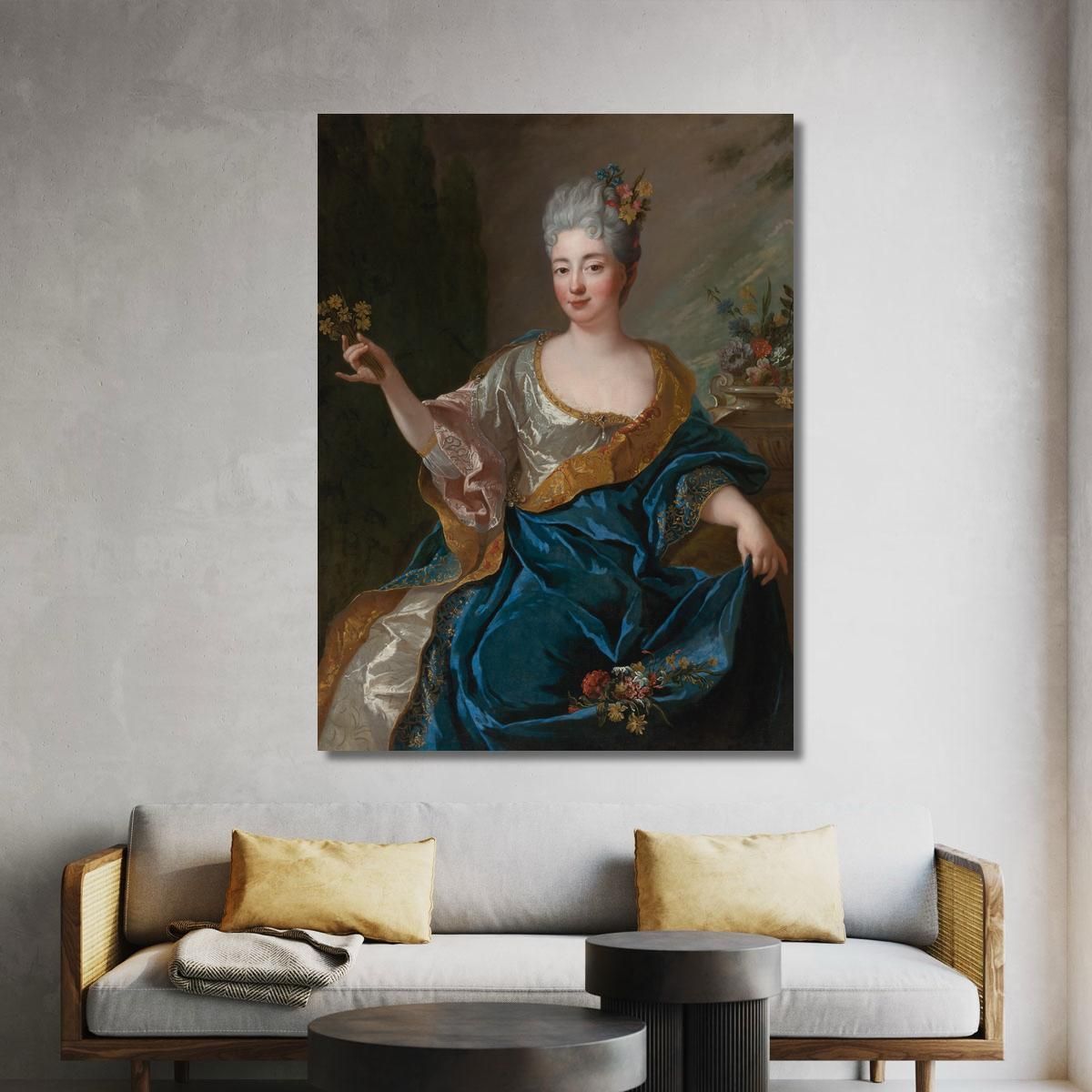 Portrait Of A Lady Jean-François de Troy jft20 canvas print 