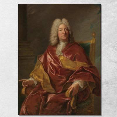 Portrait Of A Man Jean-François de Troy jft21 canvas print 