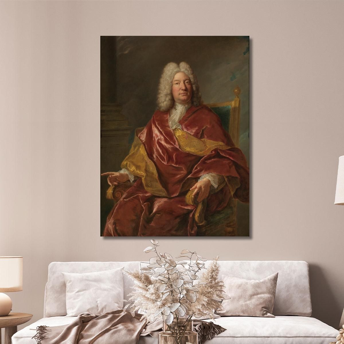 Portrait Of A Man Jean-François de Troy jft21 canvas print 