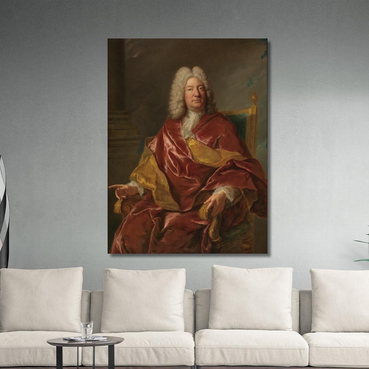Portrait Of A Man Jean-François de Troy jft21 canvas print 