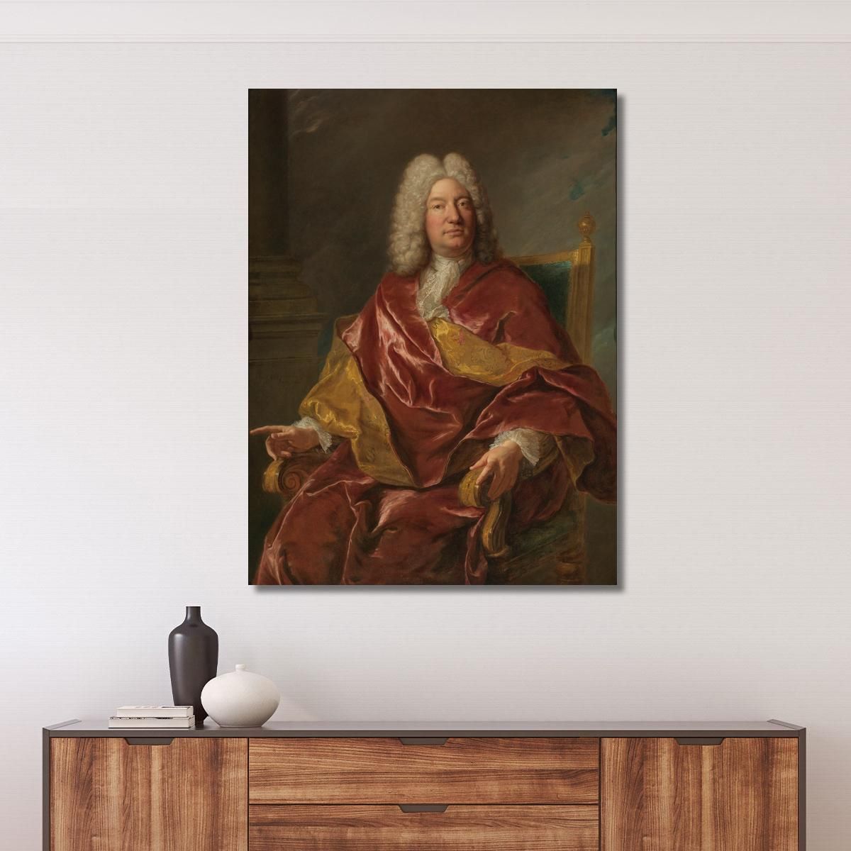 Portrait Of A Man Jean-François de Troy jft21 canvas print 