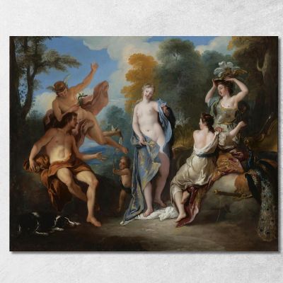 The Judgement Of Paris Jean-François de Troy jft34 canvas print 