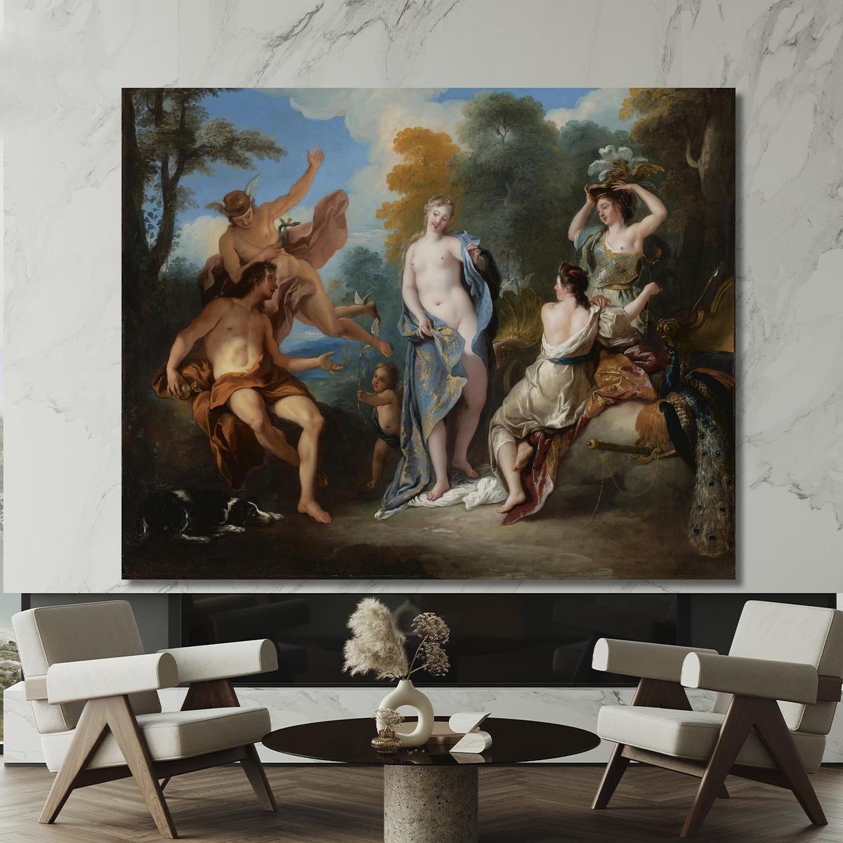 The Judgement Of Paris Jean-François de Troy jft34 canvas print 