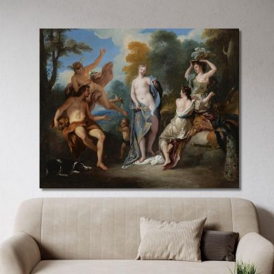 The Judgement Of Paris Jean-François de Troy jft34 canvas print 