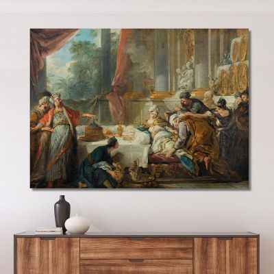 The Sentencing Of Aman Jean-François de Troy jft39 canvas print 