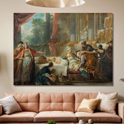 The Sentencing Of Aman Jean-François de Troy jft39 canvas print 