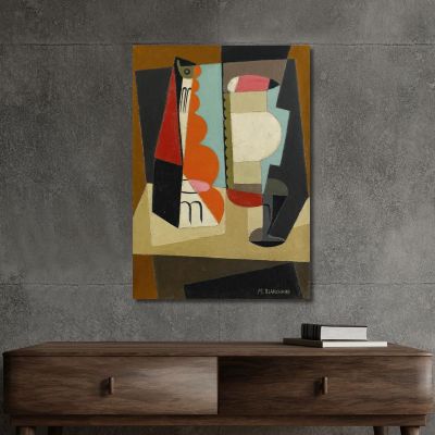 Cubist Still Life María Blanchard mbl8 canvas print 