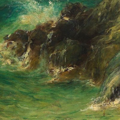 Mermaids Ferdinand Leeke flk5 canvas print