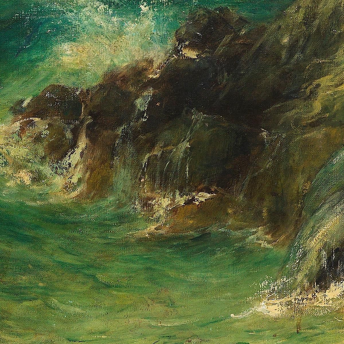 Mermaids Ferdinand Leeke flk5 canvas print