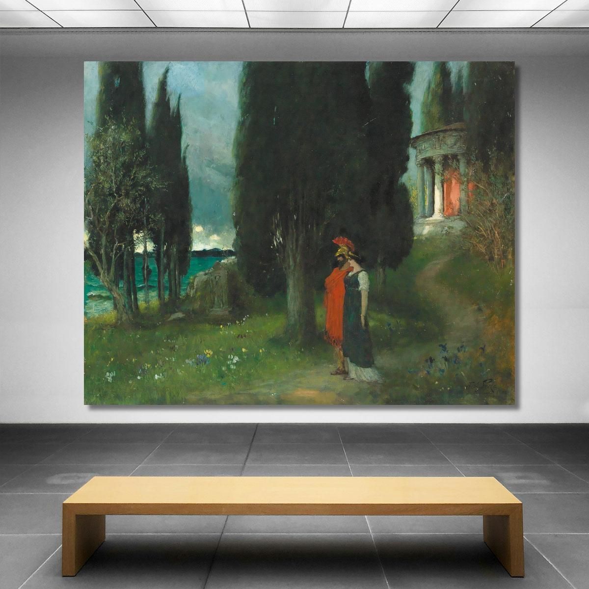 Peaceful Evening Ferdinand Leeke flk7 canvas print 