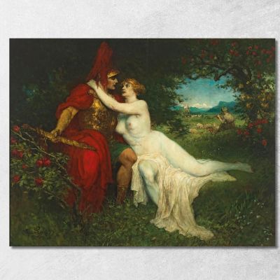 Tannhäuser And Venus In The Venusberg Scene From Richard Wagner'S Opera Ferdinand Leeke flk11 canvas print 