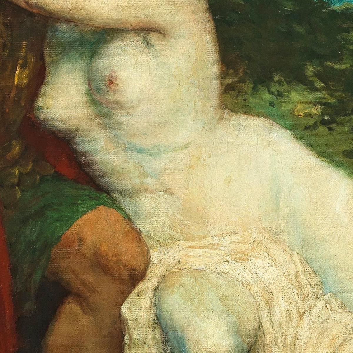 Tannhäuser And Venus In The Venusberg Scene From Richard Wagner'S Opera Ferdinand Leeke flk11 canvas print