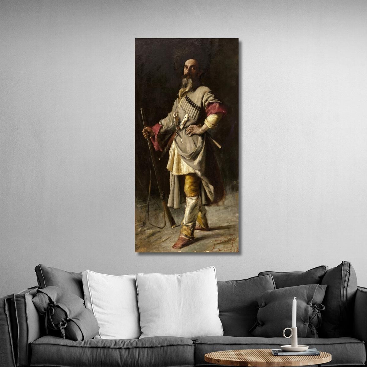 The Hunter Ferdinand Leeke flk12 canvas print 