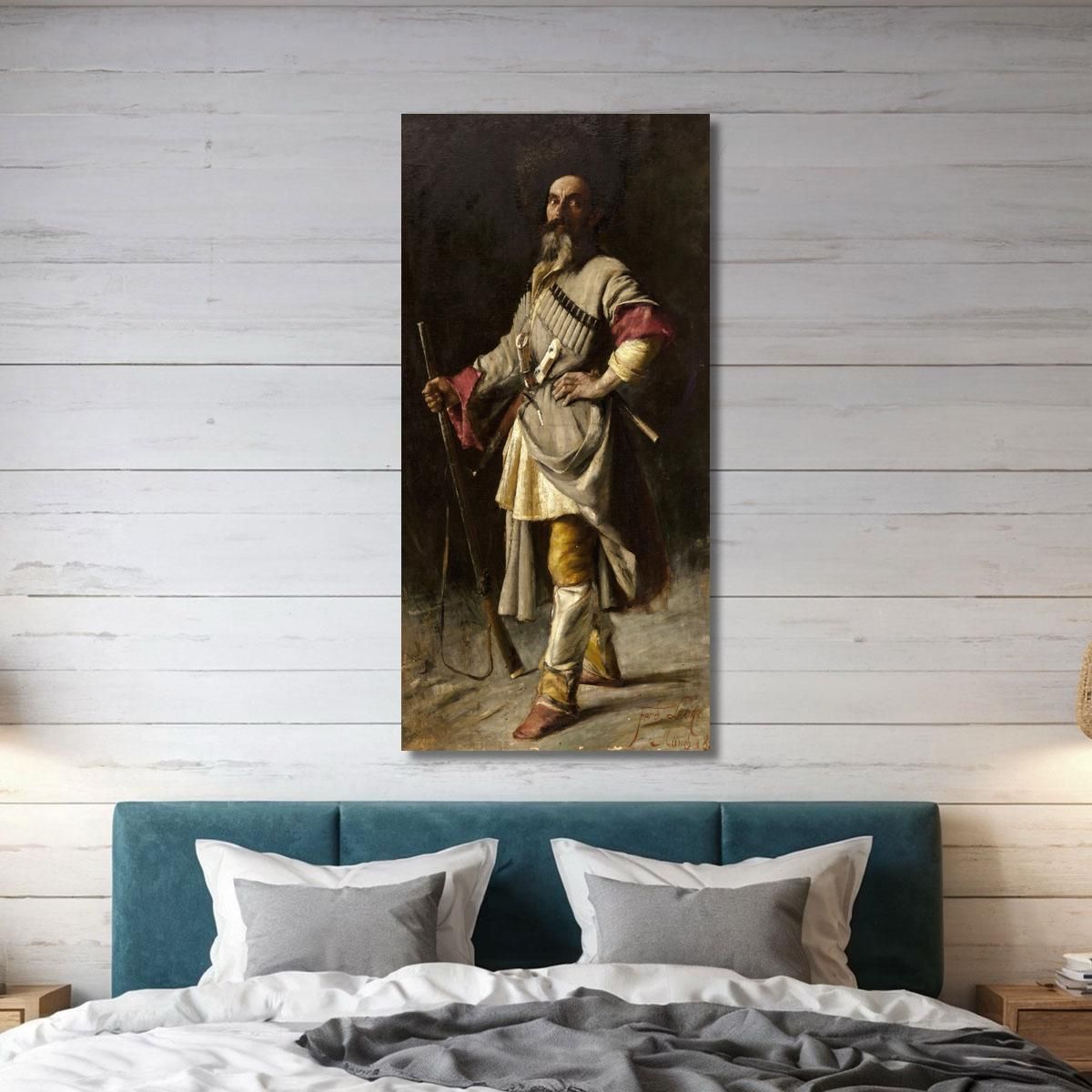The Hunter Ferdinand Leeke flk12 canvas print 