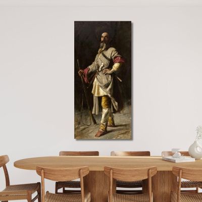 The Hunter Ferdinand Leeke flk12 canvas print 