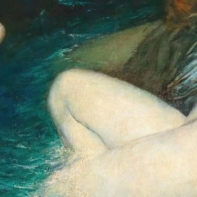 The Rhinemaidens Ferdinand Leeke flk13 canvas print