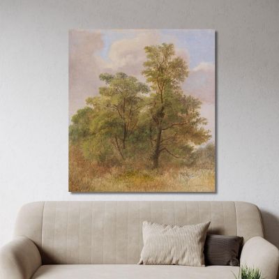 Tree Study Carl Spitzweg csp4 canvas print 