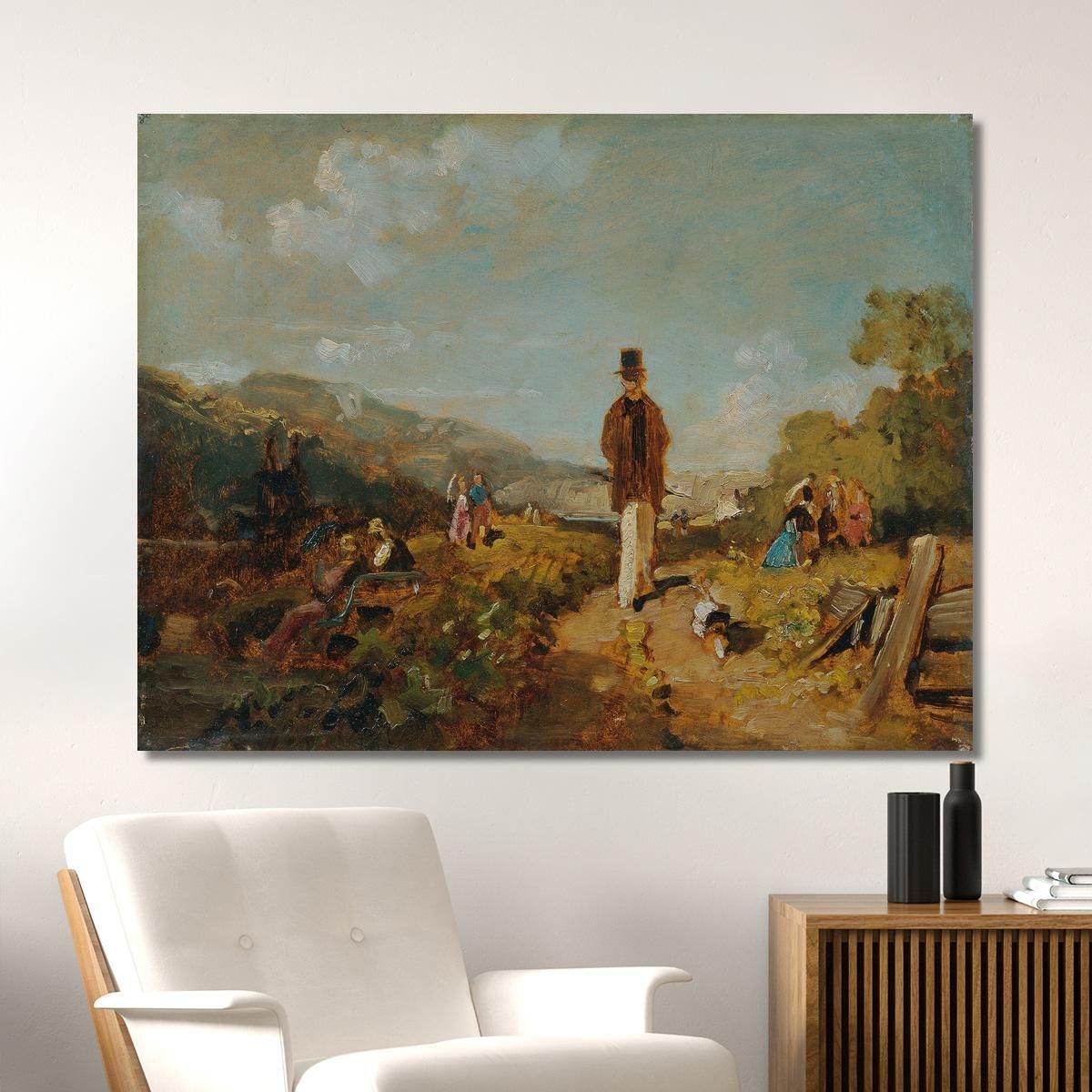 There Hagestolz Carl Spitzweg csp11 canvas print 