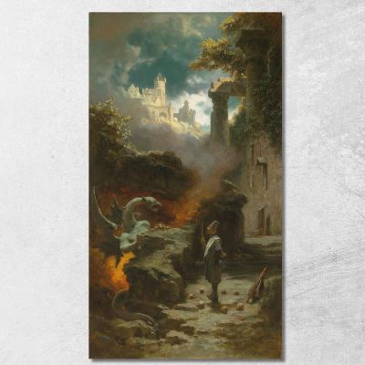 The Sorcerer Carl Spitzweg csp12 canvas print 