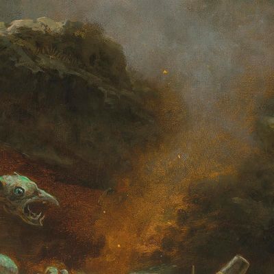 The Sorcerer Carl Spitzweg csp12 canvas print