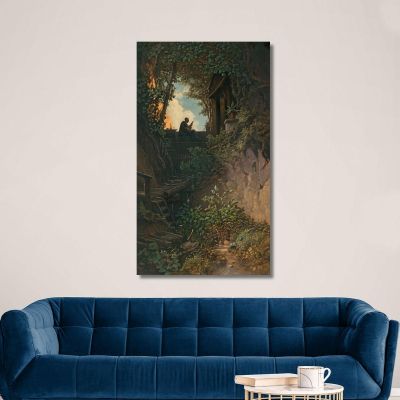 Golden Evening Carl Spitzweg csp29 canvas print 