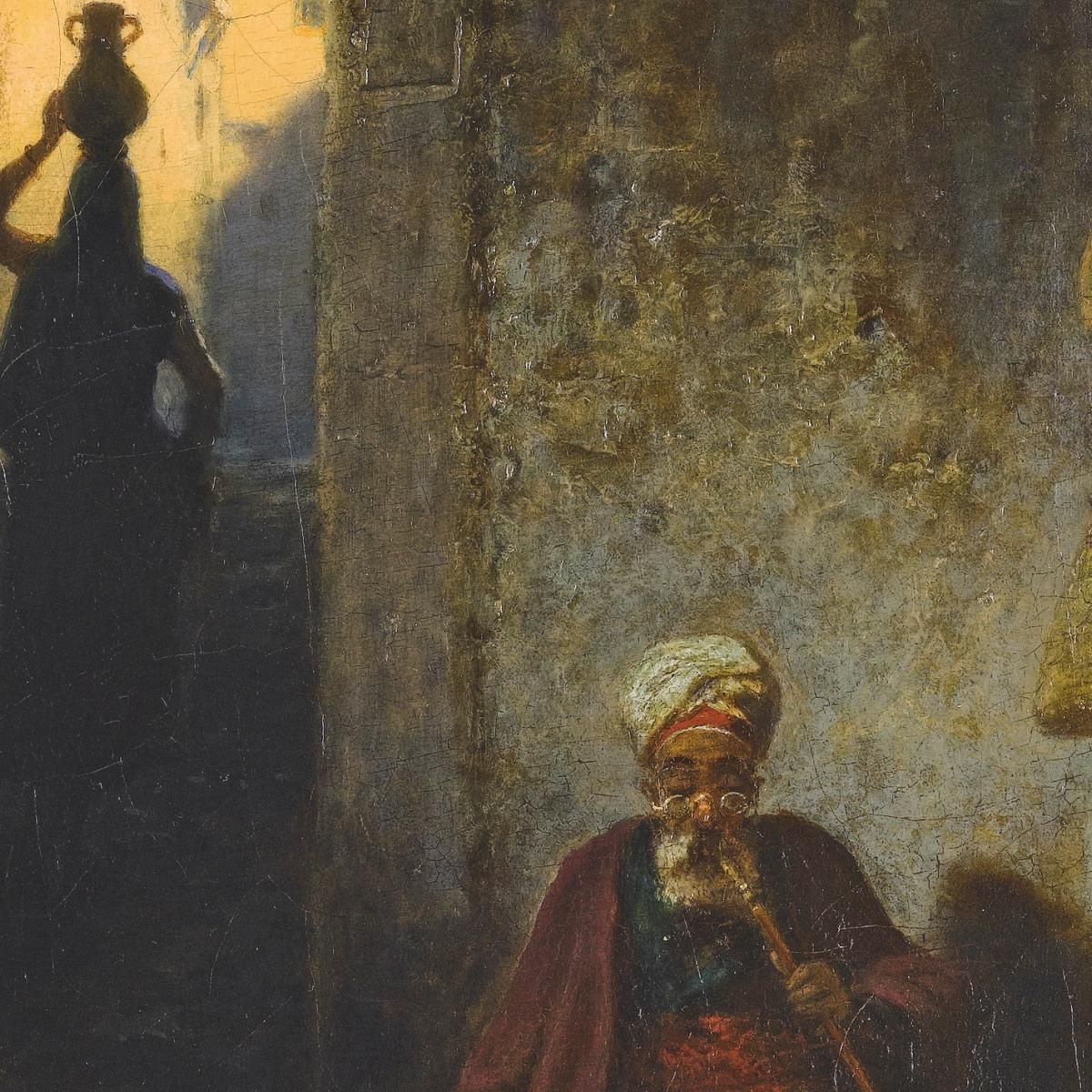 Out Of The Orient Carl Spitzweg csp45 canvas print