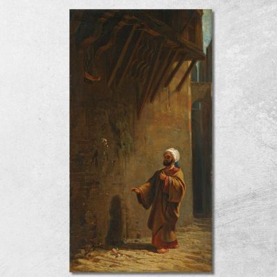 Street In Cairo Türk Finds Rose A Cairo Street Carl Spitzweg csp51 canvas print 