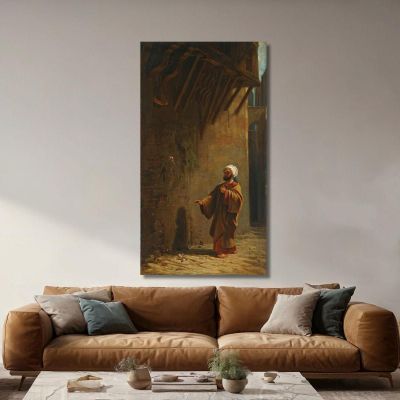 Street In Cairo Türk Finds Rose A Cairo Street Carl Spitzweg csp51 canvas print 