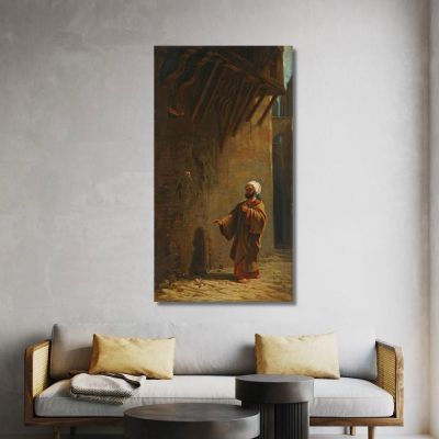 Street In Cairo Türk Finds Rose A Cairo Street Carl Spitzweg csp51 canvas print 