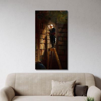The Bookworm Carl Spitzweg csp58 canvas print 