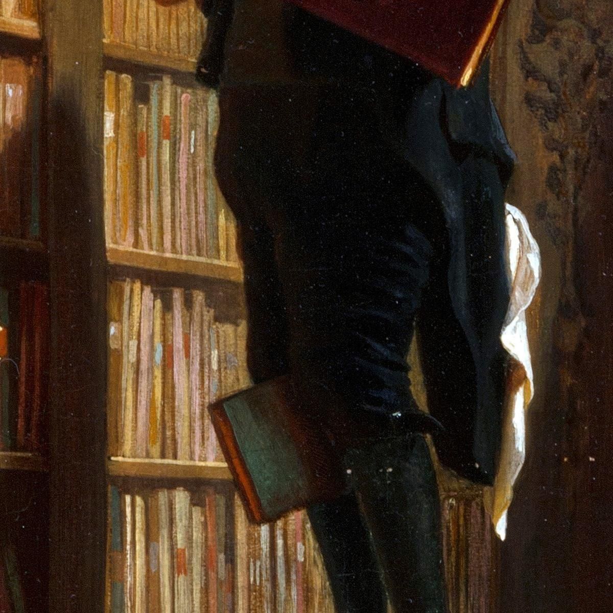 The Bookworm Carl Spitzweg csp58 canvas print