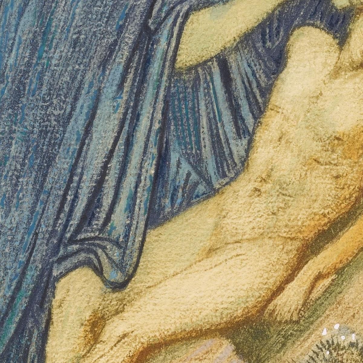Day And Night Sir Edward Coley Burne-Jones ecb12 canvas print