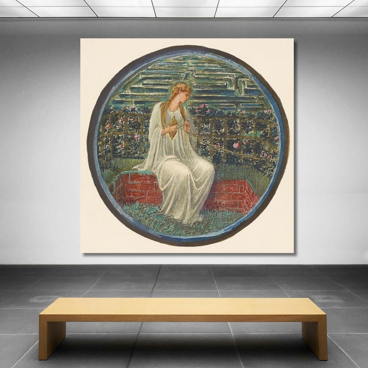 Love In A Tangle Sir Edward Coley Burne-Jones ecb38 canvas print 