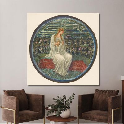 Love In A Tangle Sir Edward Coley Burne-Jones ecb38 canvas print 