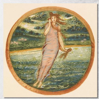Marvel Of The World Sir Edward Coley Burne-Jones ecb39 canvas print 