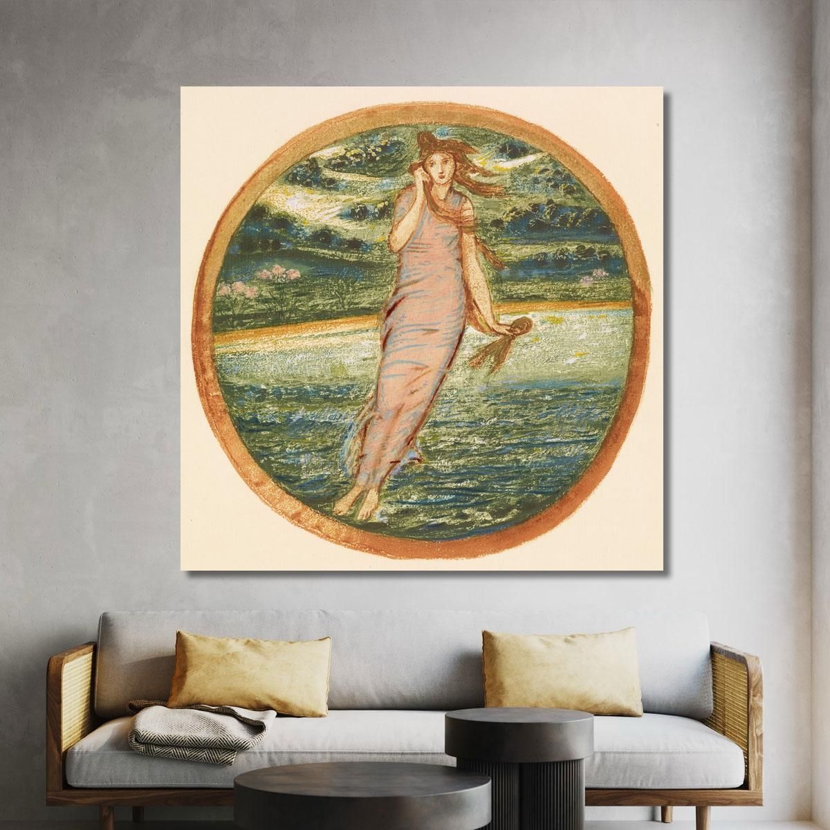 Marvel Of The World Sir Edward Coley Burne-Jones ecb39 canvas print 