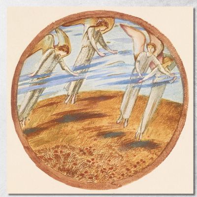 Morning Glories Sir Edward Coley Burne-Jones ecb41 canvas print 