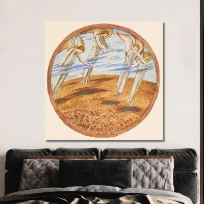 Morning Glories Sir Edward Coley Burne-Jones ecb41 canvas print 