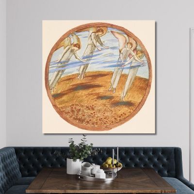 Morning Glories Sir Edward Coley Burne-Jones ecb41 canvas print 