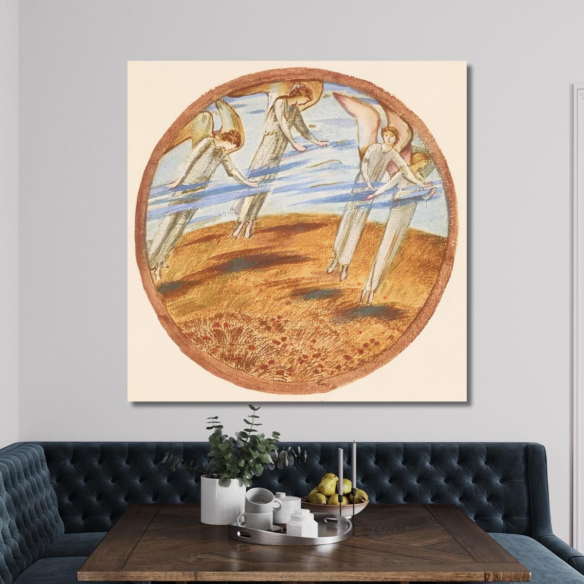 Morning Glories Sir Edward Coley Burne-Jones ecb41 canvas print 