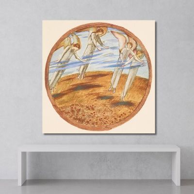 Morning Glories Sir Edward Coley Burne-Jones ecb41 canvas print 