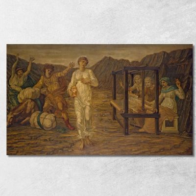 Psyche Set By Venus The Task Sir Edward Coley Burne-Jones ecb54 canvas print 
