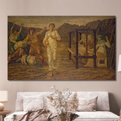 Psyche Set By Venus The Task Sir Edward Coley Burne-Jones ecb54 canvas print 