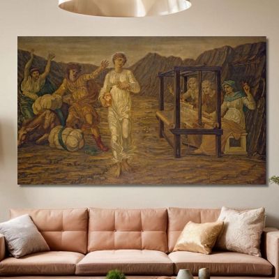 Psyche Set By Venus The Task Sir Edward Coley Burne-Jones ecb54 canvas print 