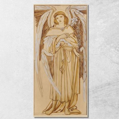 The Angels Of The Hierarchy Dominions Sir Edward Coley Burne-Jones ecb66 canvas print 