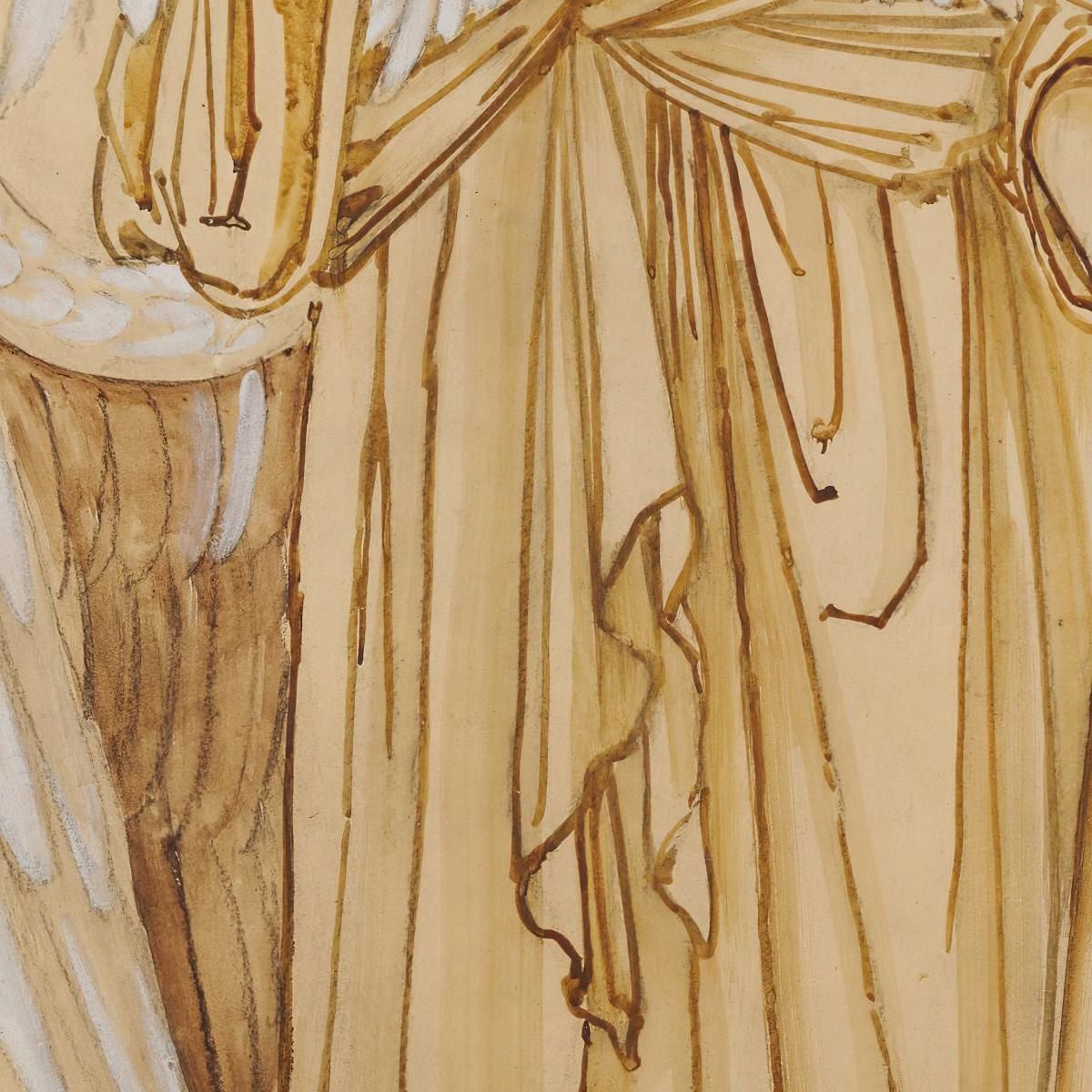 The Angels Of The Hierarchy Dominions Sir Edward Coley Burne-Jones ecb66 canvas print