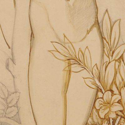 The Angels Of The Hierarchy Male Nude Imago Dei In The Image Of God Adam' Sir Edward Coley Burne-Jones ecb67 canvas print
