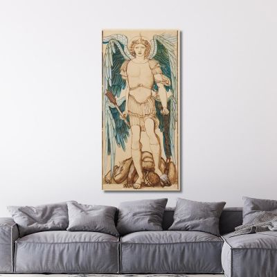 The Angels Of The Hierarchy Principates Sir Edward Coley Burne-Jones ecb69 canvas print 
