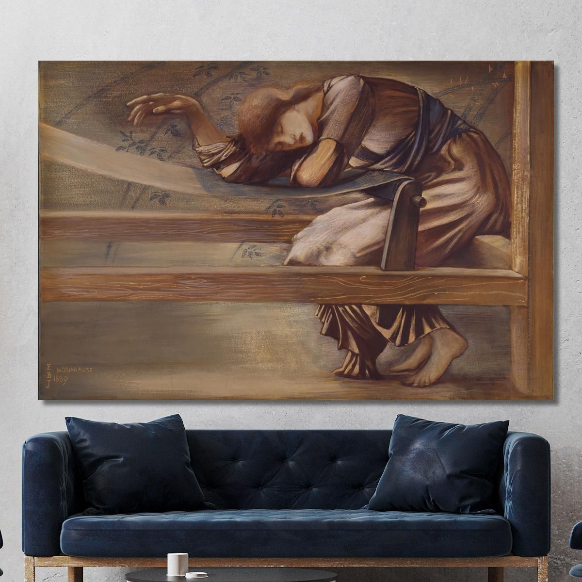 The Briar Rose Series Study For The Garden Court' 2 Sir Edward Coley Burne-Jones ecb74 canvas print 