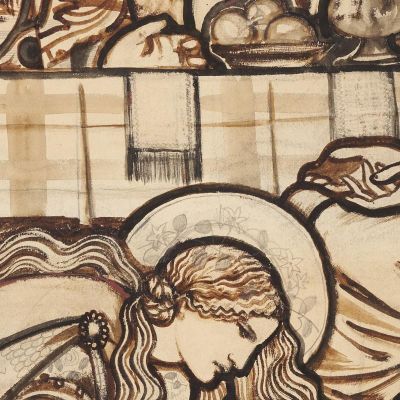 The Magdalen Anointing Christ'S Feet Sir Edward Coley Burne-Jones ecb90 canvas print